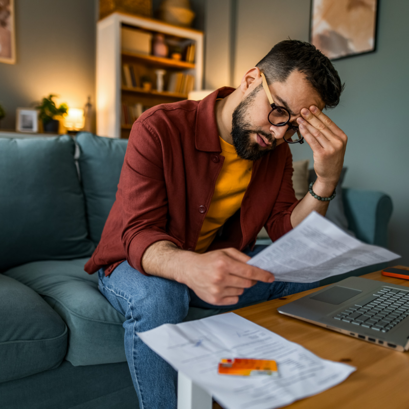 stress about bills
